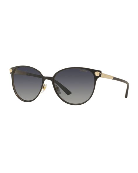 paris circle versace sunglasses|Versace Polarized Medusa Head Round Sunglasses .